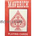 Maverick Poker Size Playing Cards   000351712